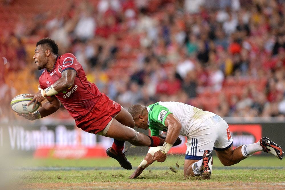 Samu Kerevi pushed his Test credentials against the Highlanders. Photo: Getty Images