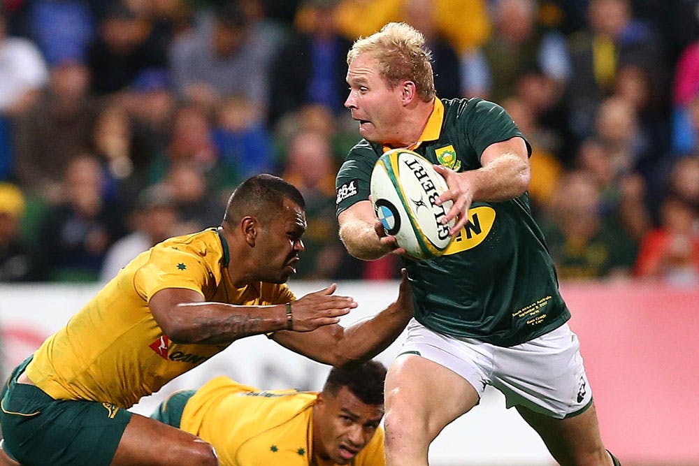 Ross Cronje is a late withdrawal from the Springboks side. Photo: Getty Images