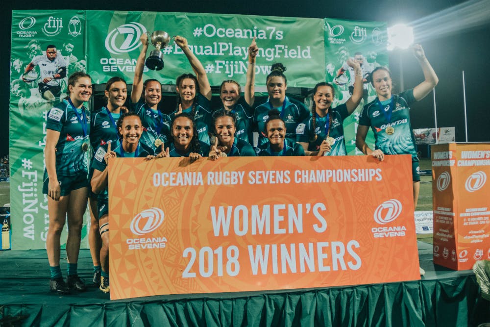 Australia are the Oceania 7s champs. Photo: Oceania Rugby Media