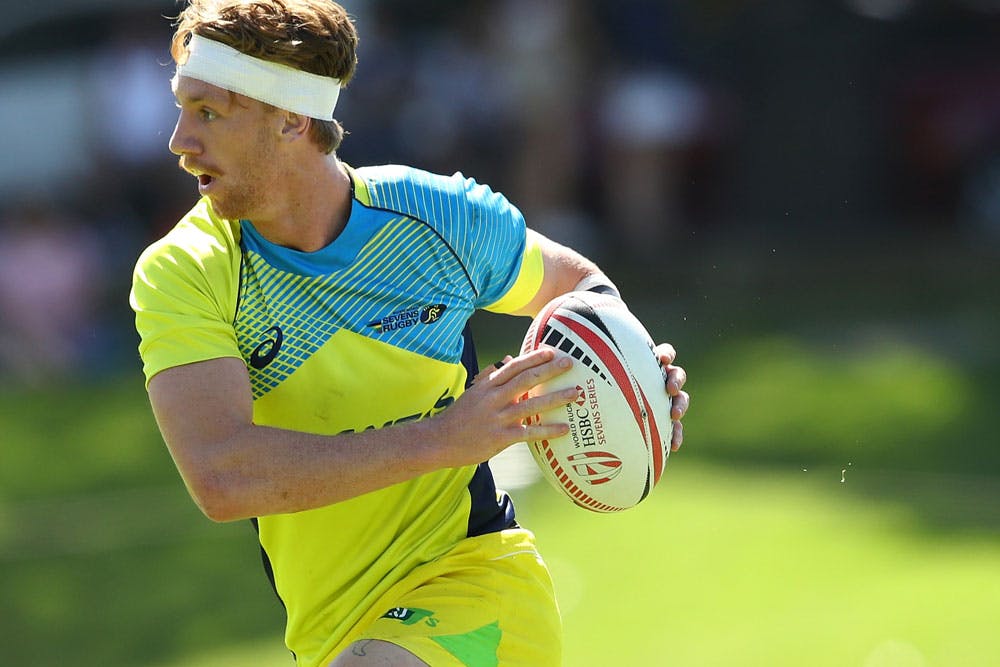 The Aussie Sevens had a  good afternoon on the Kiwis at Newington College. Photo: Getty Images