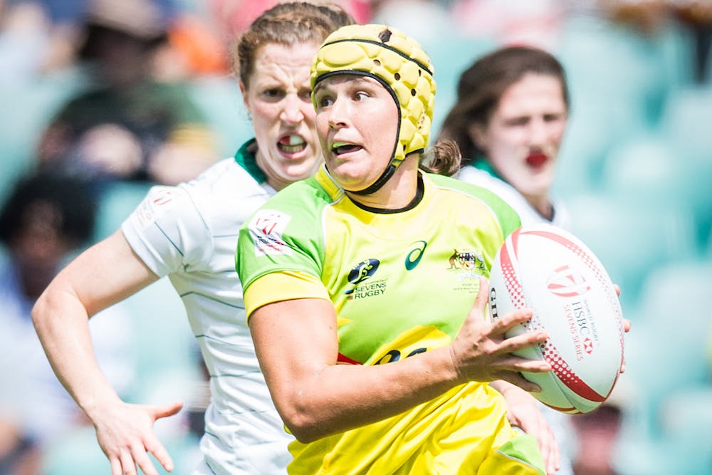Shannon Parry at the Sydney Sevens earlier this year. Photo: ARU Media/Stuart Warmsley