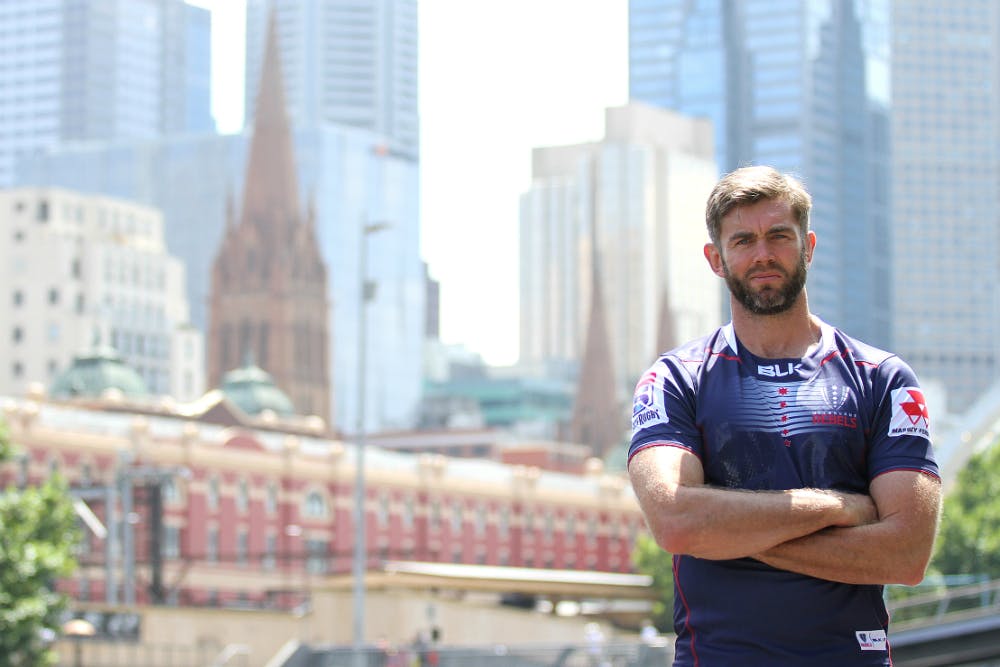 Geoff Parling is set to make his Super Rugby debut. Photo: Melbourne Rebels Media