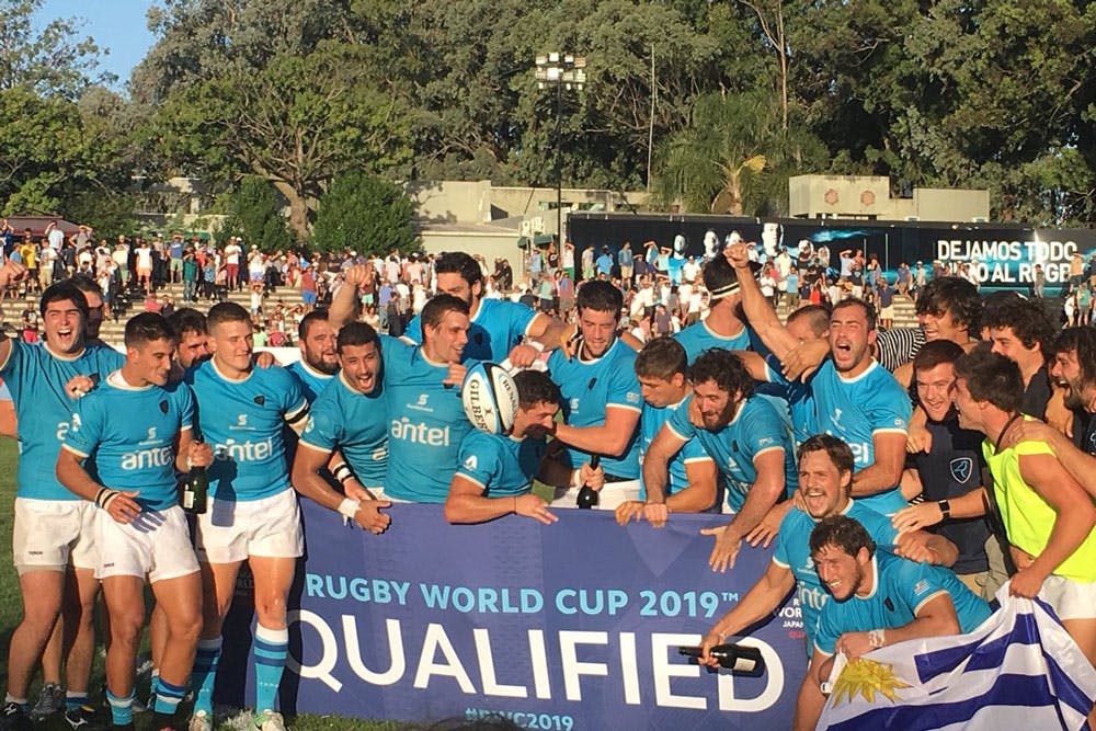 Uruguay has qualified for the 2019 Rugby World Cup. Photo: Twitter/Uruguay Rugby