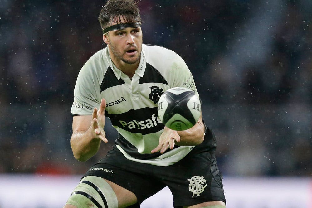 Sam Carter scored a try for the Barbarians. Photo: Getty Images