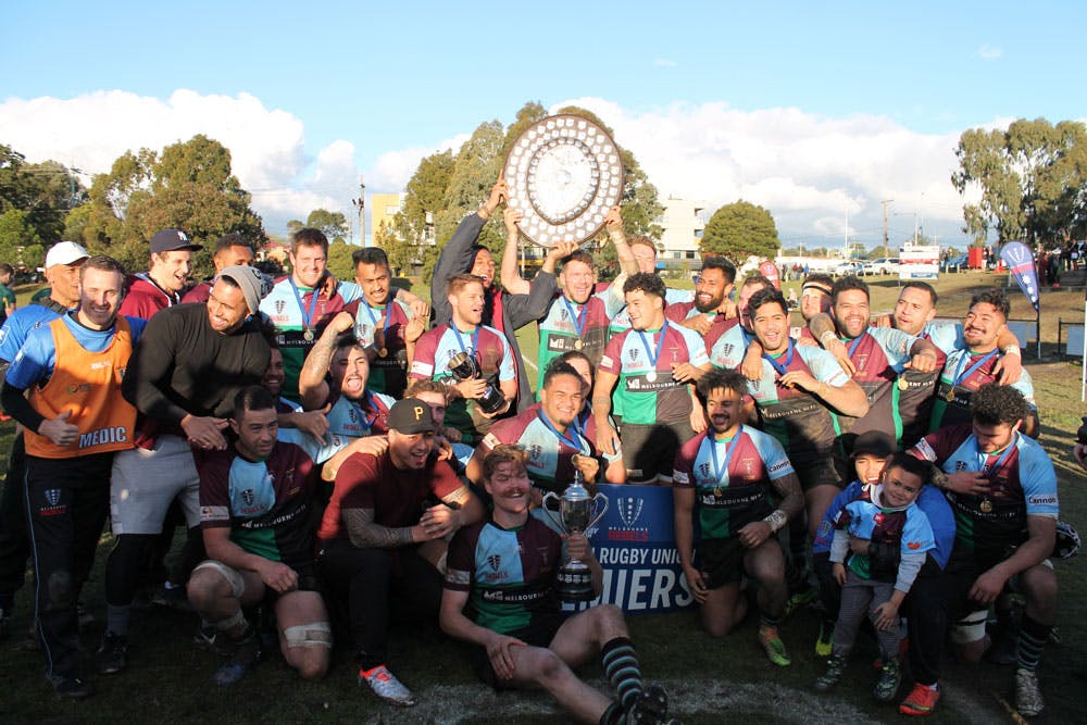 Harlequin took out the Dewar Shield on Saturday. Photo: Victorian Rugby