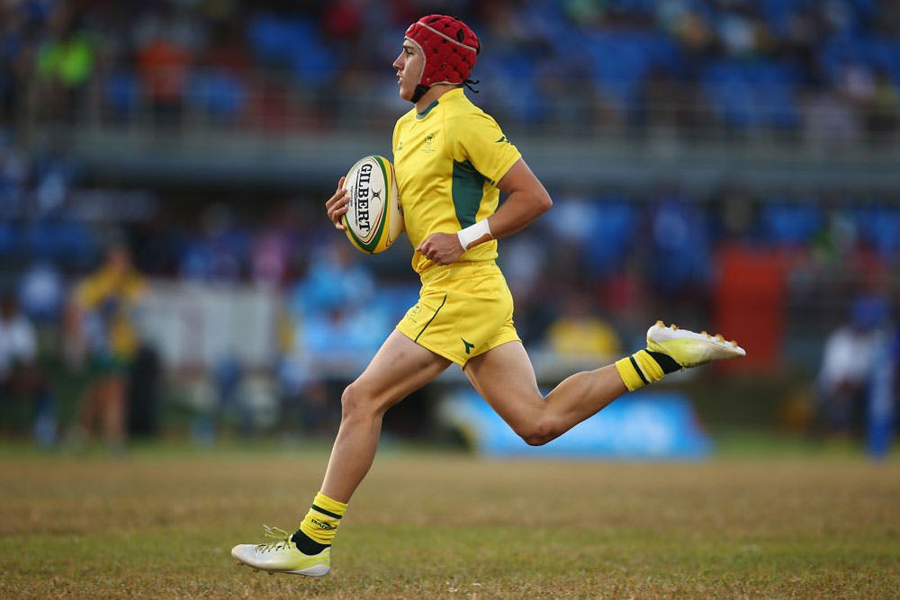 Josh Coward is a rising Sevens star. Photo: Getty Images