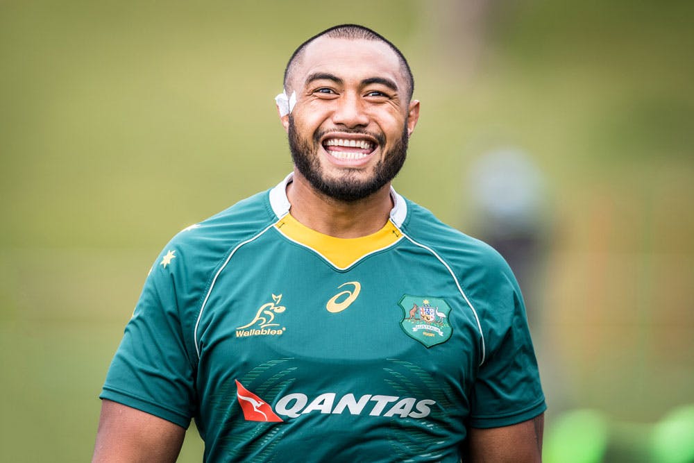 Sekope Kepu is happy at home. Photo: Getty Images