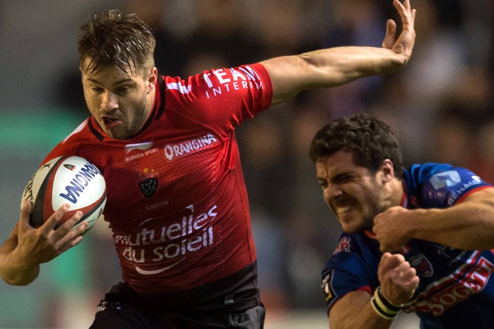 Drew Mitchell scored two tries for Toulon against Grenoble.
