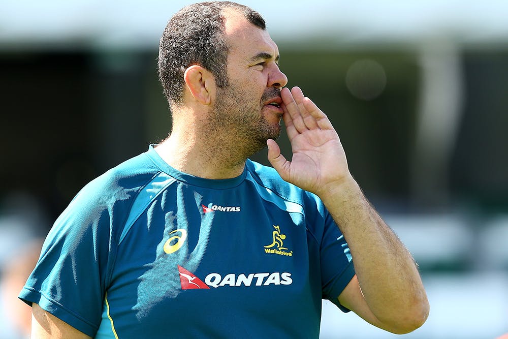 Michael Cheika is pleased with the Wallabies attitude to the NRC. Photo: Getty Images