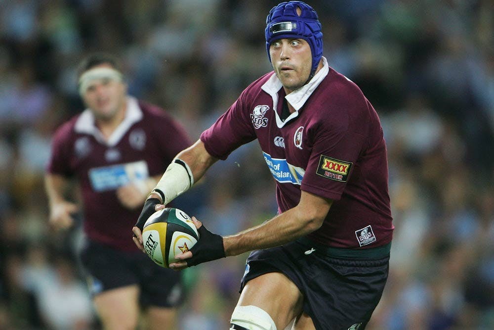 Nathan Sharpe played 70 matches for Queensland. Photo: Getty Images"
