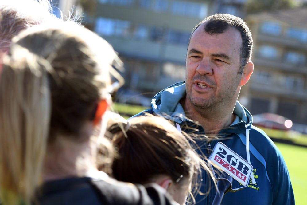 Michael Cheika is looking forward to facing off against Alan Jones. Photo: AFP
