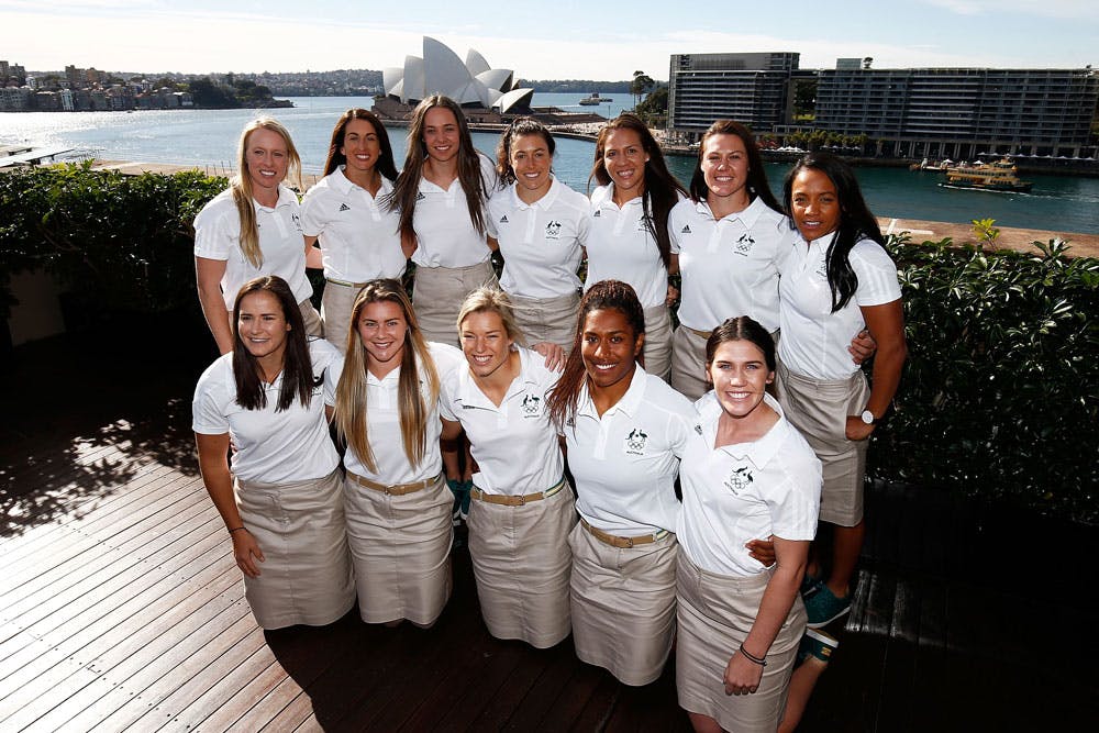 Australia's women's sevens had a different kind of Olympic announcement. Photo: Getty Images