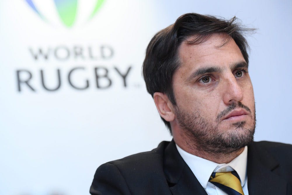 Former Los halfback, Agustin Pichot elected World Rugby vice-chairman. Photo: Getty Images