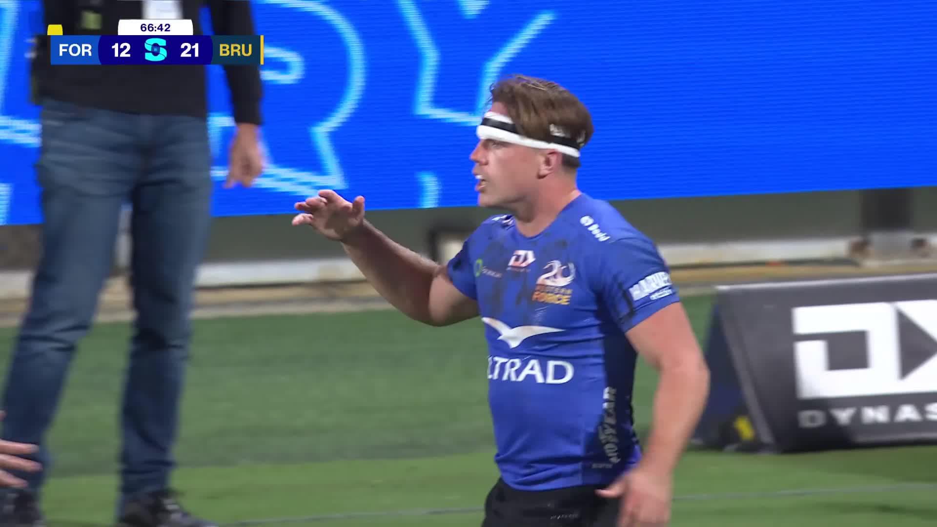 Mac Grealy Try v Brumbies | SRP 2025
