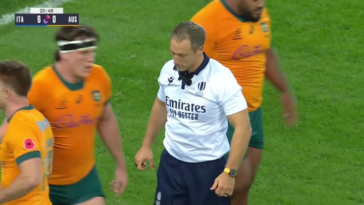 Try | Faessler vs Italy 20:45 | Wallabies
