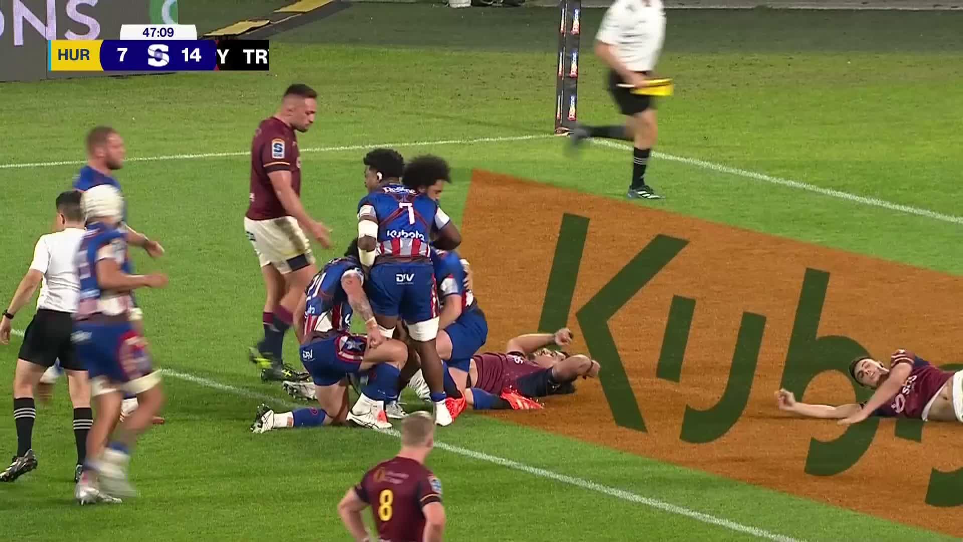 Cam Roigard Try v Highlanders | SRP 2025