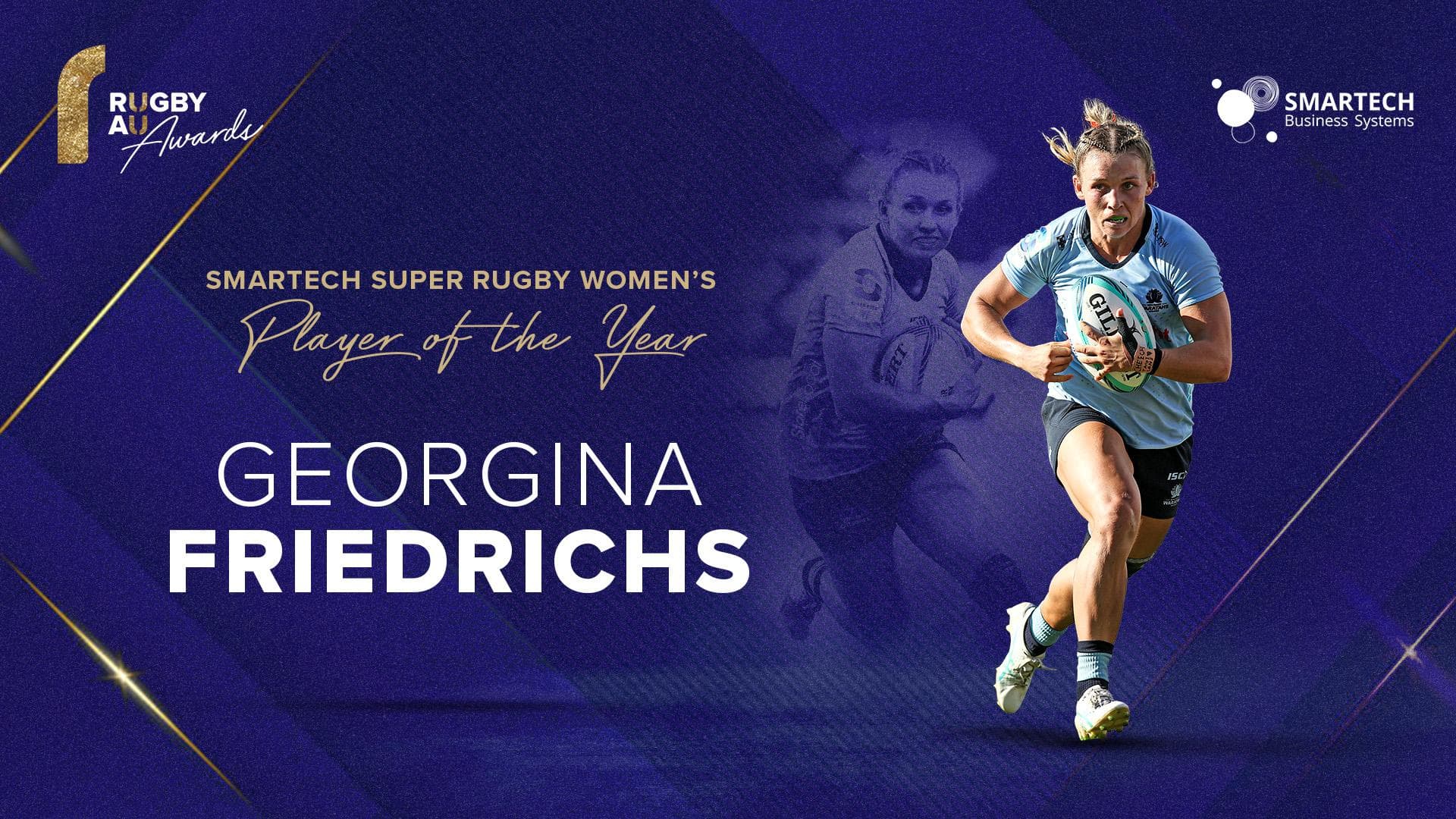 Georgina Friedrichs wins SMARTECH Super Rugby Women’s Player of the Year