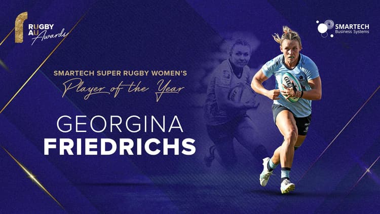 Georgina Friedrichs wins SMARTECH Super Rugby Women’s Player of the Year