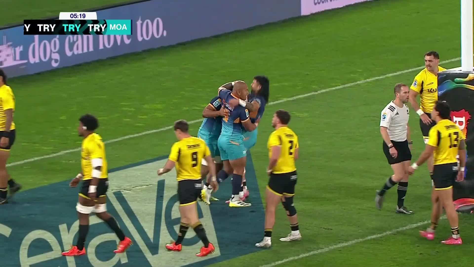 Semisi Tupou Ta'eiloa Try v Hurricanes | SRP 2025