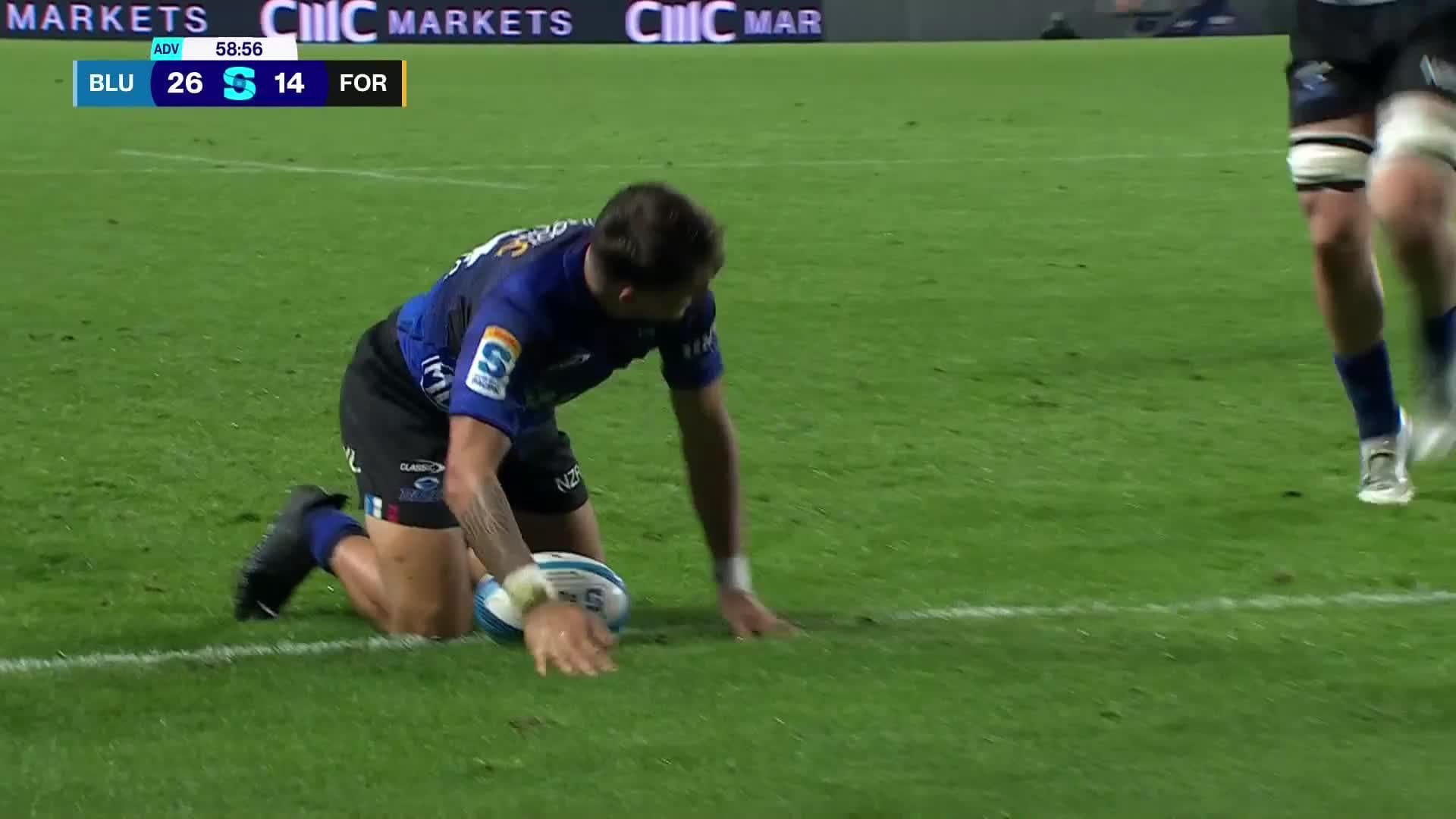 Cole Forbes Try v Western Force | SRP 2025
