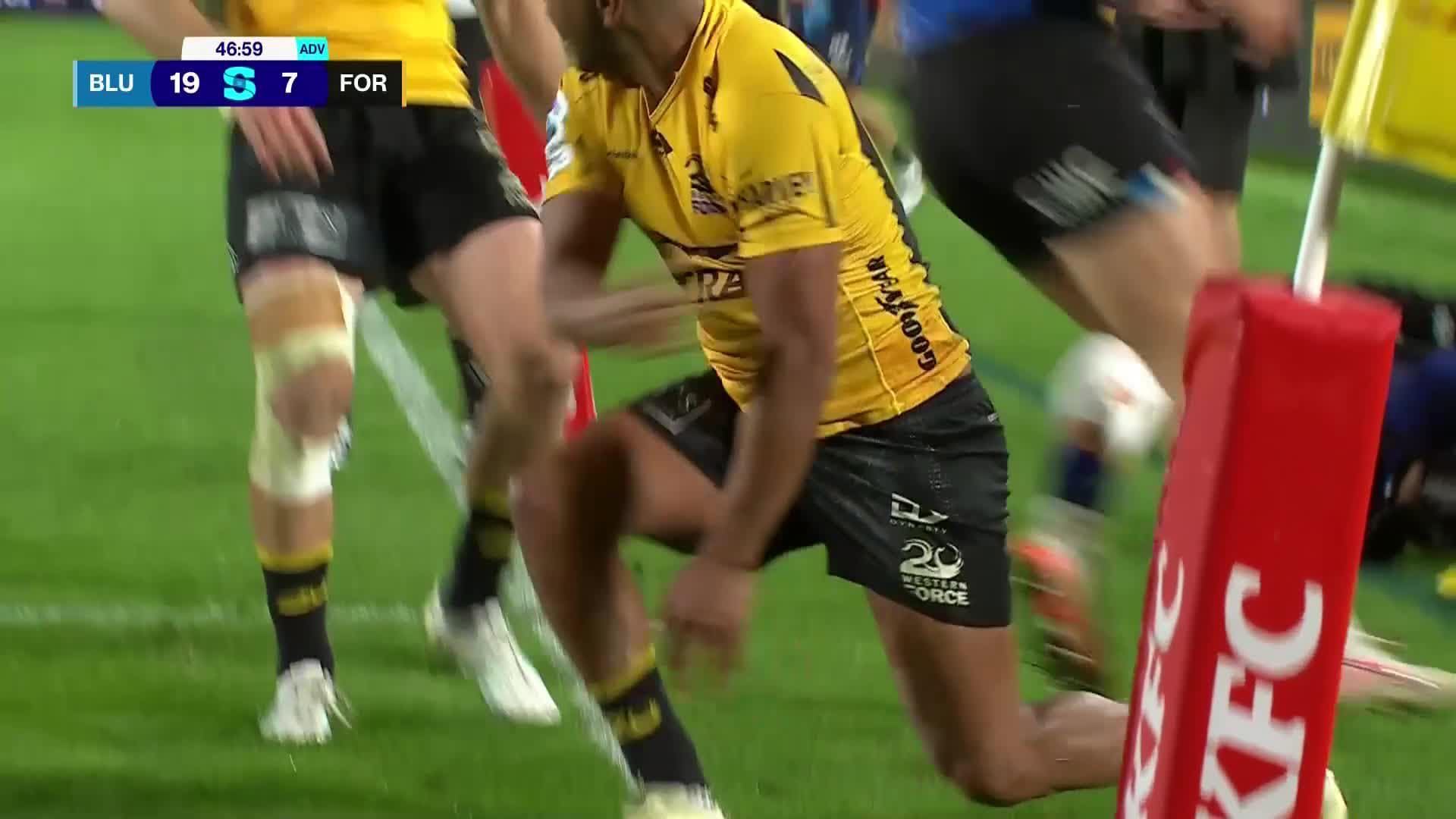 Kurtley Beale Try v Blues | SRP 2025