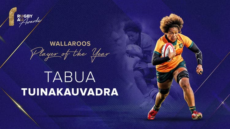 Tabua Tuinakavadura wins the Wallaroos Player of the Year