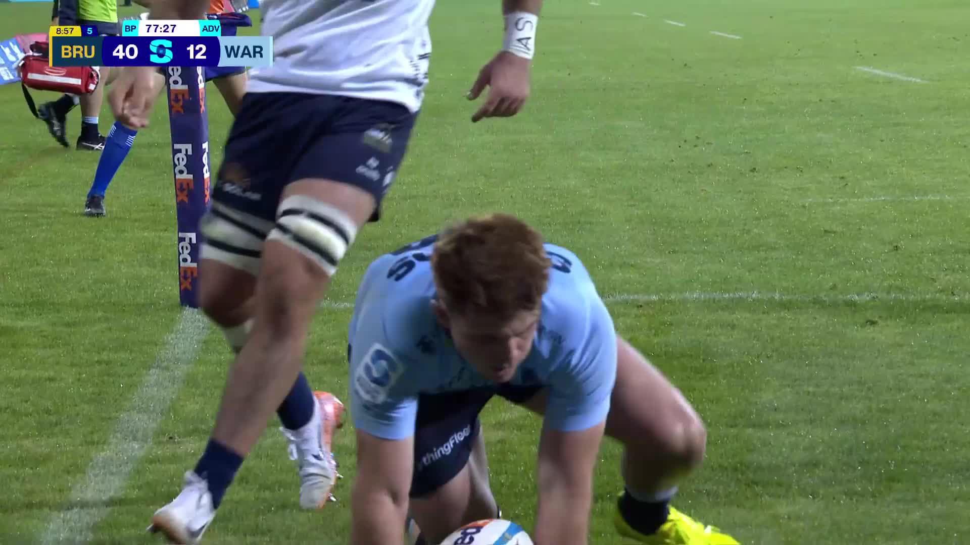 Andrew Kellaway Try v Brumbies | SRP 2025