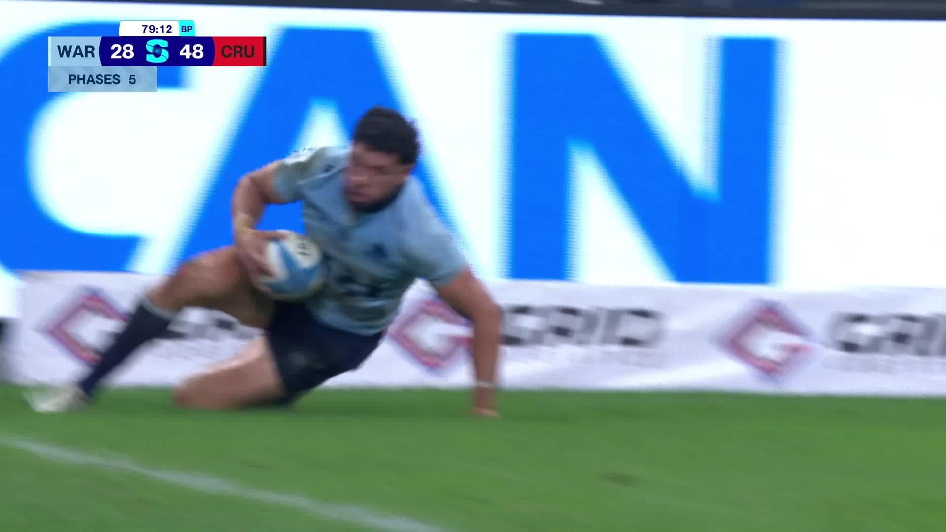 Triston Reilly Try v Crusaders | SRP 2025