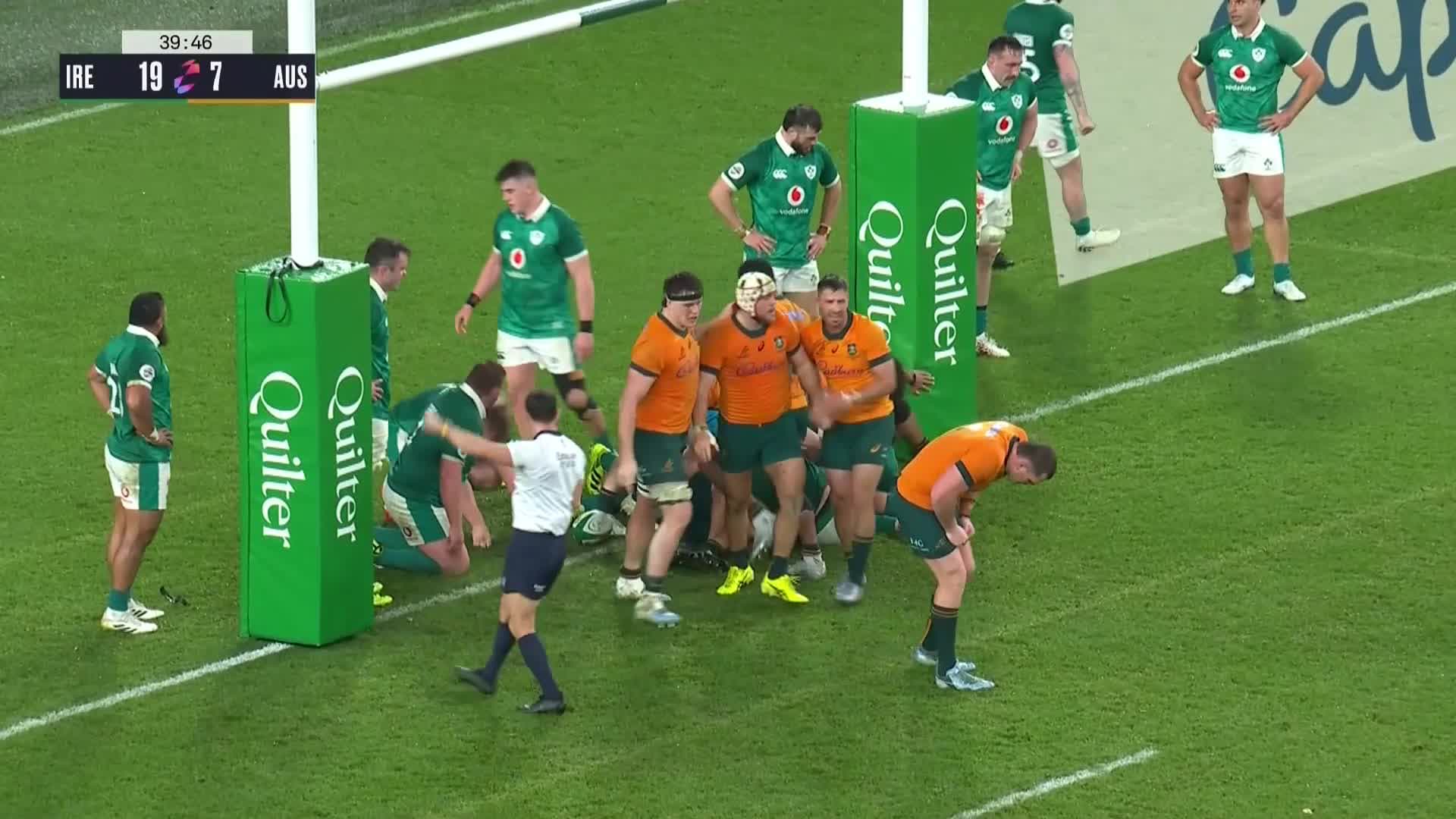 Try | McReight 39:43 | Wallabies vs Ireland