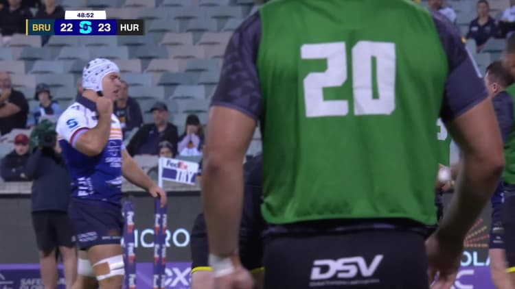 Kini Naholo Try v Brumbies | SRP 2025