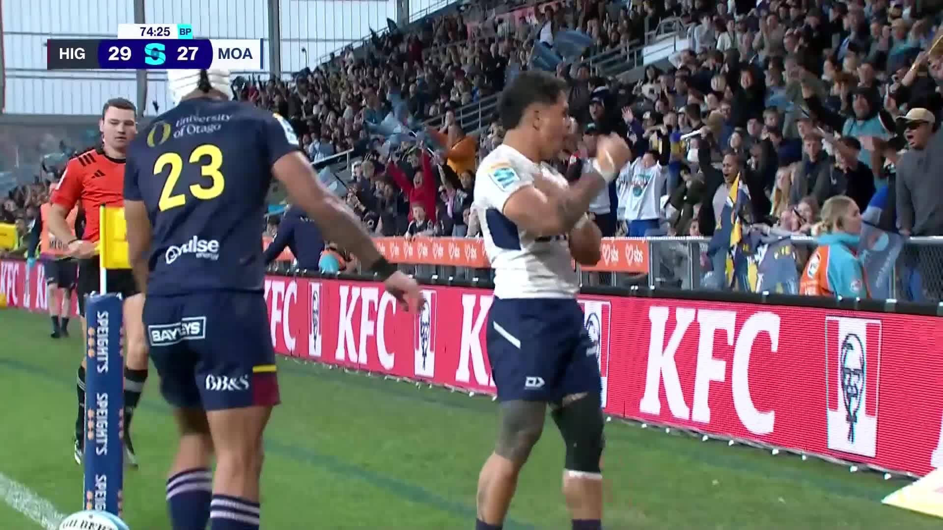Melani Matavao Try v Highlanders | SRP 2025