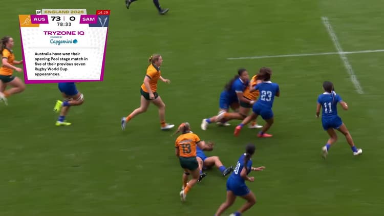 Caitlyn Halse's Highlights v Samoa Women | Wallaroos 2025
