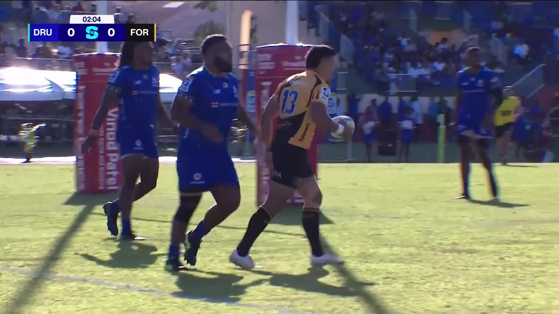 Sio Tomkinson Try v Fijian Drua | SRP 2025