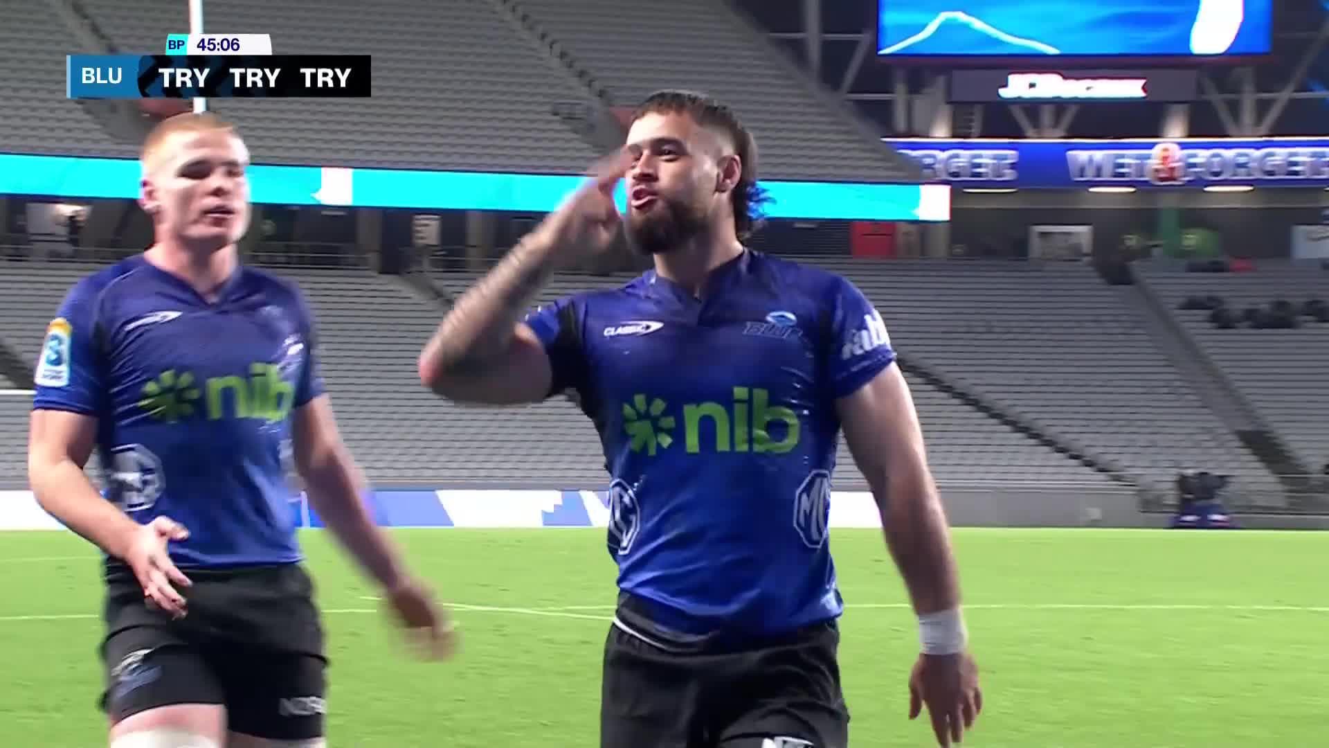 Corey Evans Try v NSW Waratahs | SRP 2025