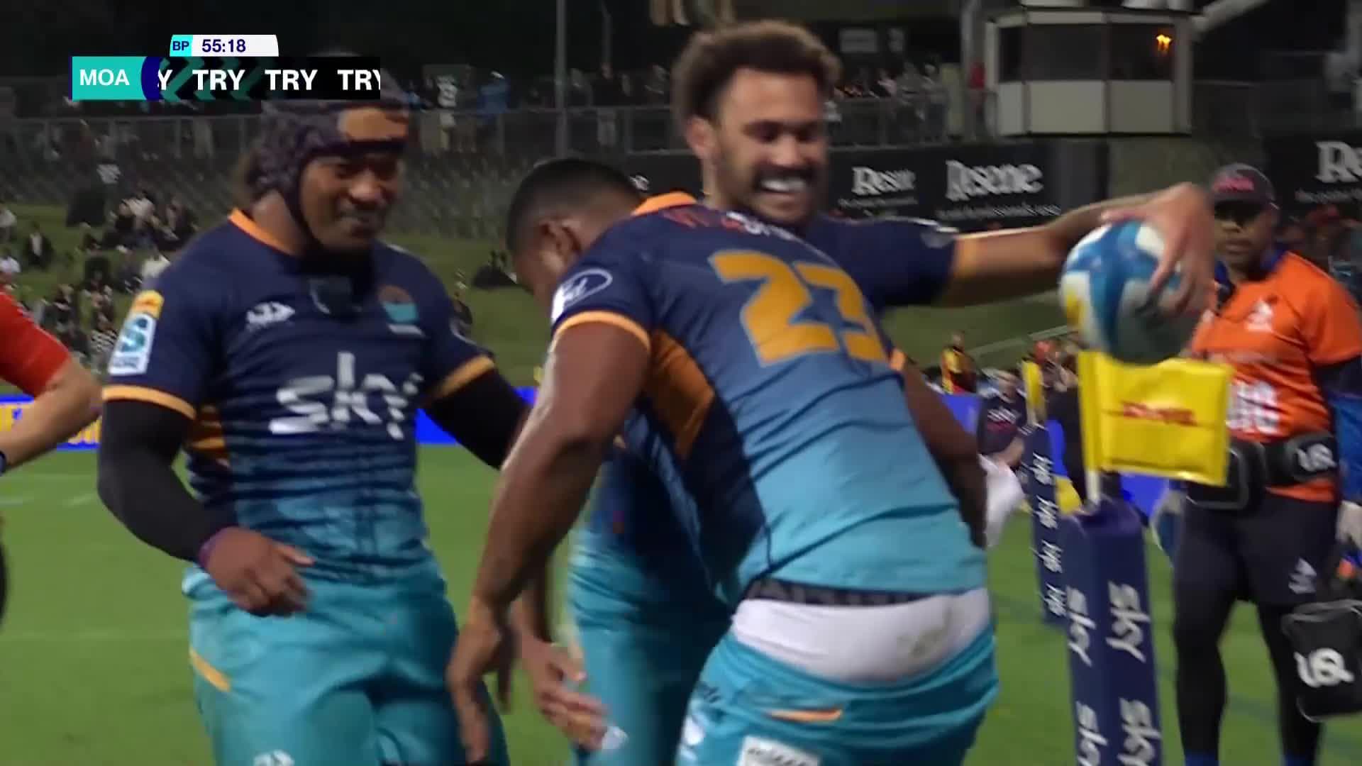Taniela Rakuro Try v Moana Pasifika | SRP 2025