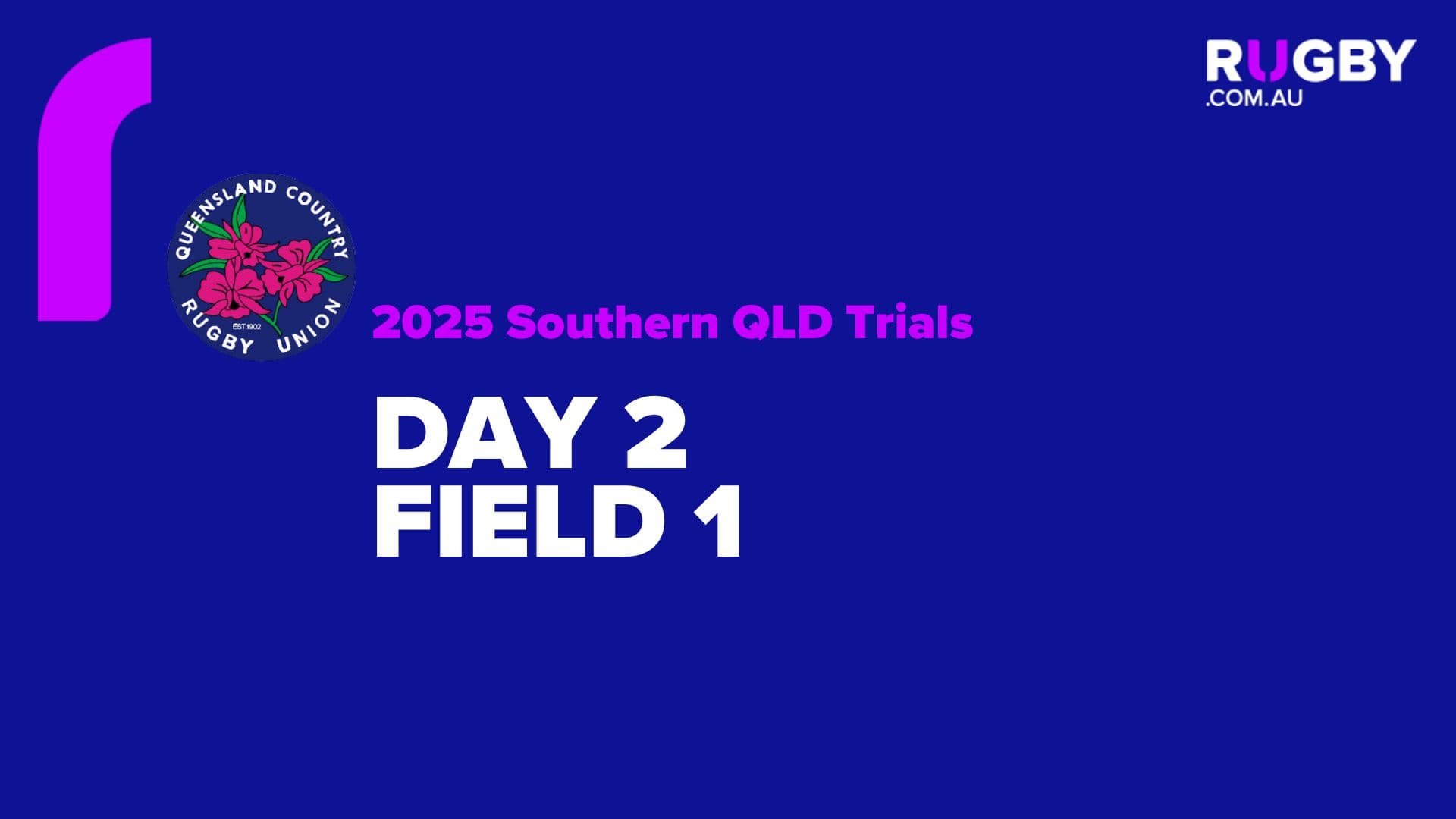 QCRU SQ Trials: Day 2 - Field 1
