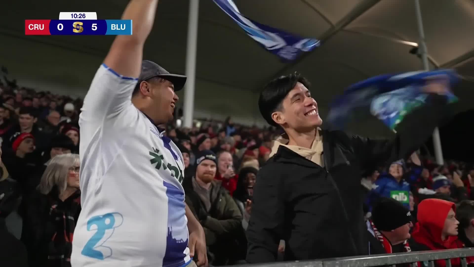 Mark Tele'a Try v Crusaders | SRP 2025