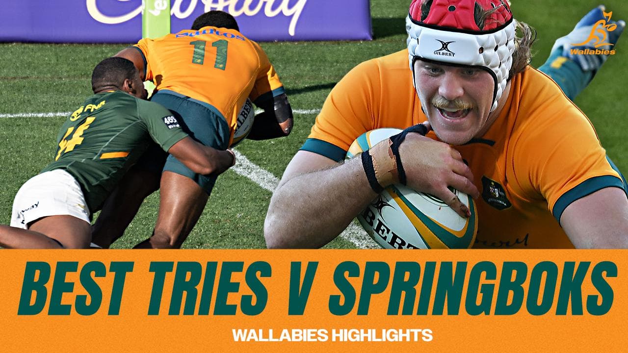 Best Wallabies Tries v Springboks