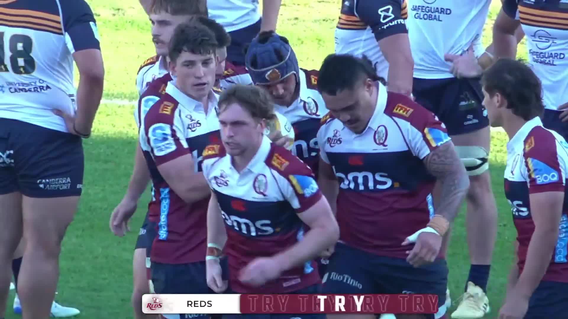 Zac Hough Try v Brumbies | SRP 2025
