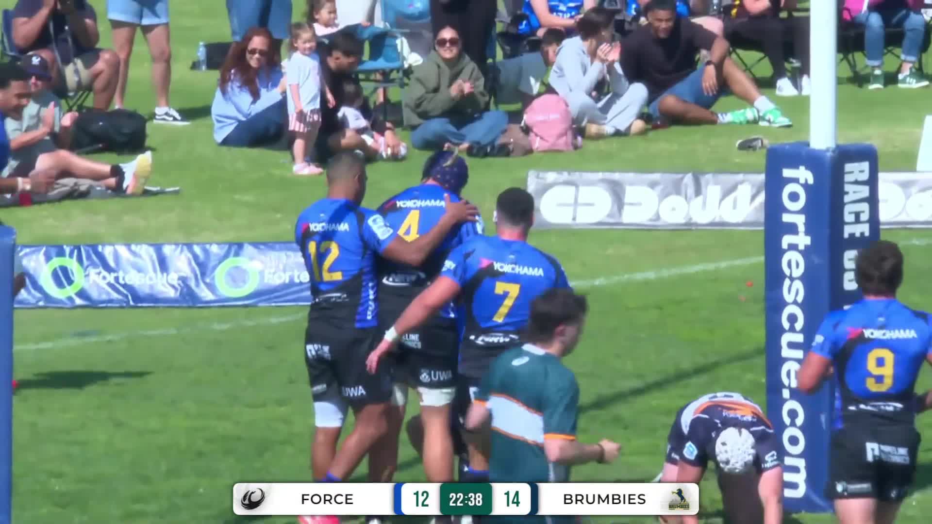 Max Burey Try v Brumbies | SRP 2025