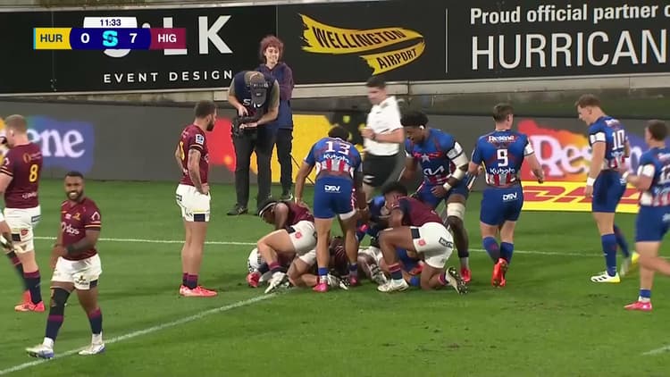 Bailyn Sullivan Try v Highlanders | SRP 2025