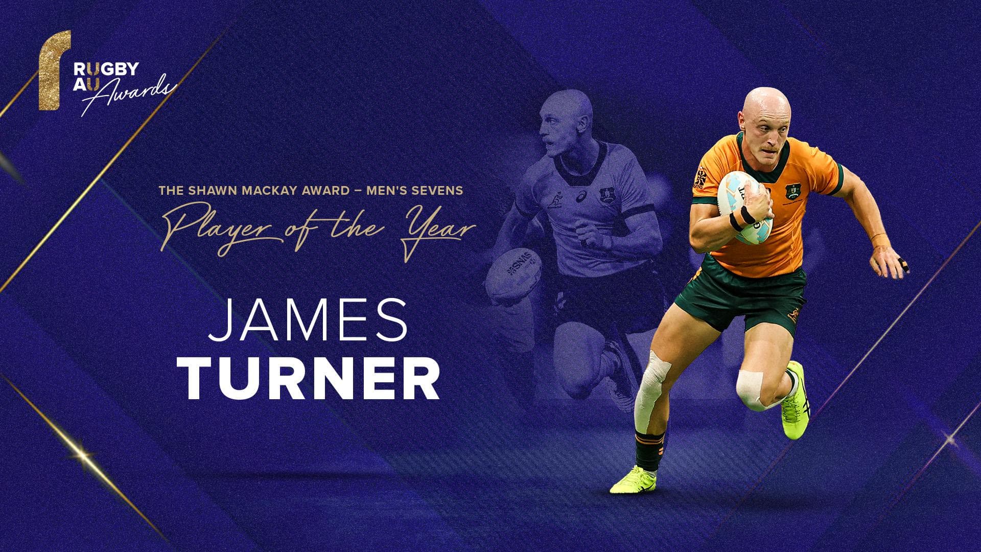 James Turner takes home the Shawn Mackay Award for Men's Sevens Player of the Year