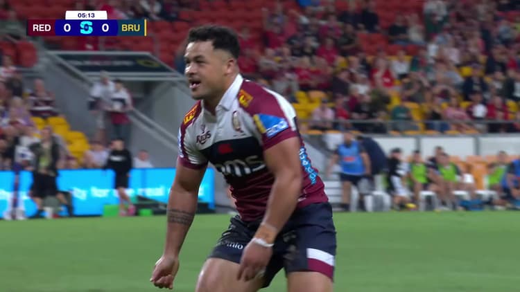 Hunter Paisami Try v Brumbies | SRP 2025