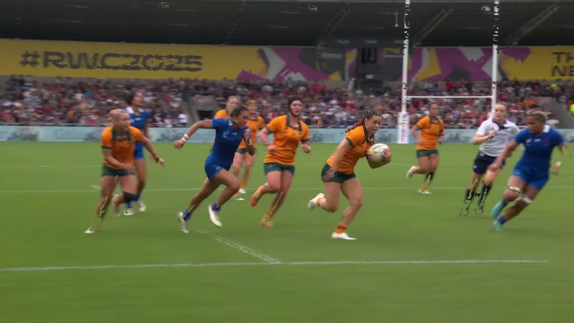 Desiree Miller's Highlights v Samoa Women | Wallaroos 2025