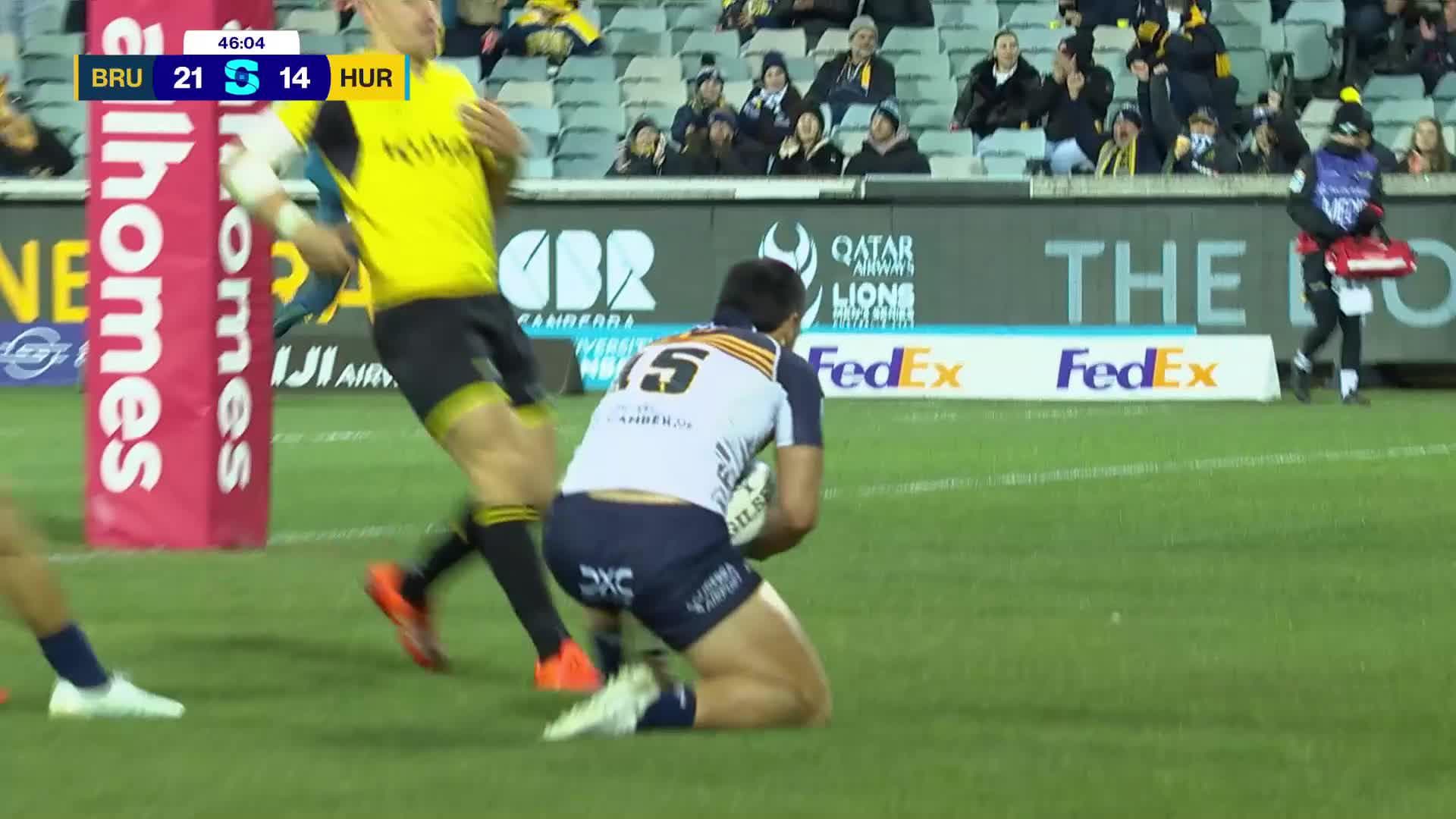 Tom Wright Try v Hurricanes | SRP 2025