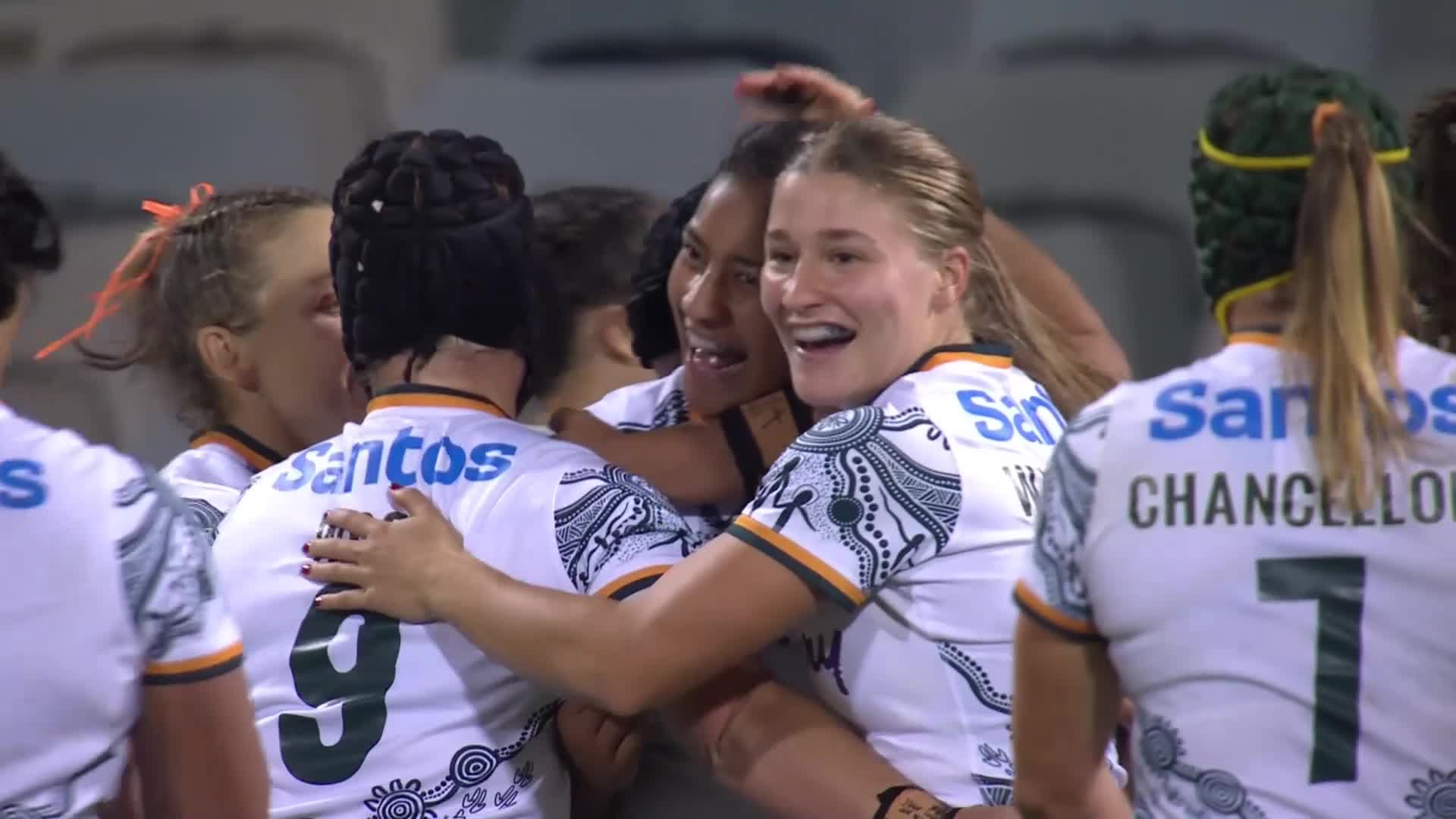 Try | Whitaker 3' | Wallaroos vs Scotland Women