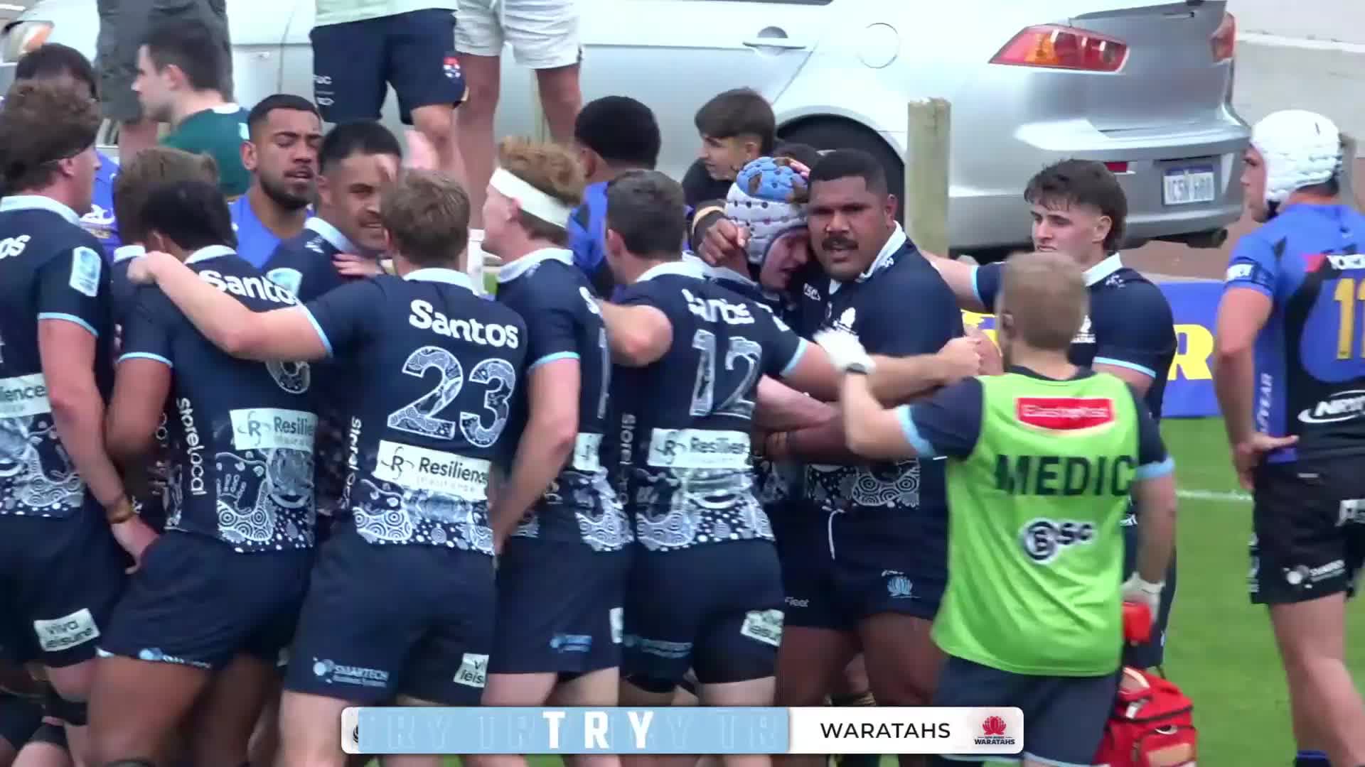 Austin Durbidge Try v Western Force | SRP 2025