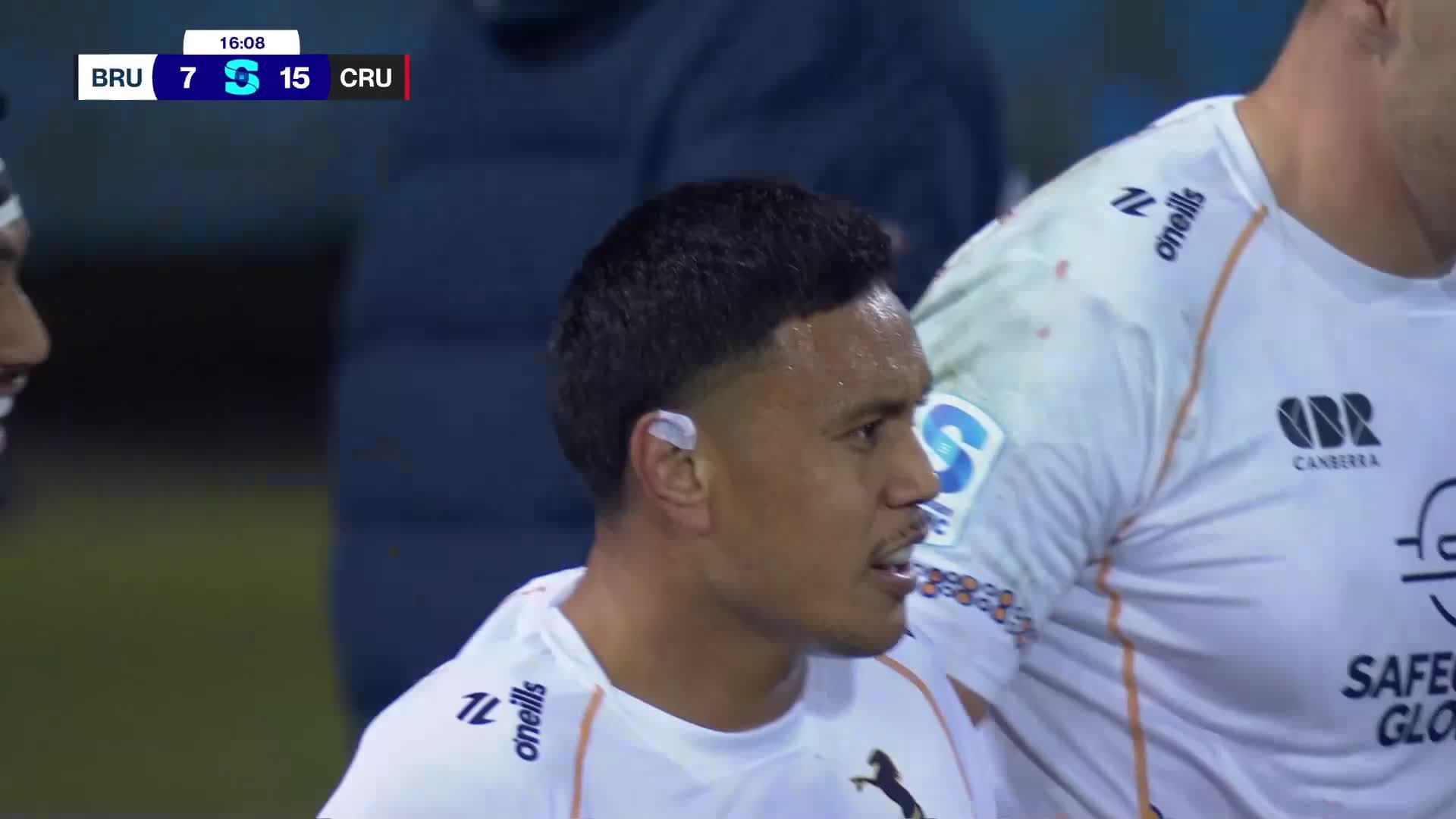 Len Ikitau Try v Crusaders | SRP 2025