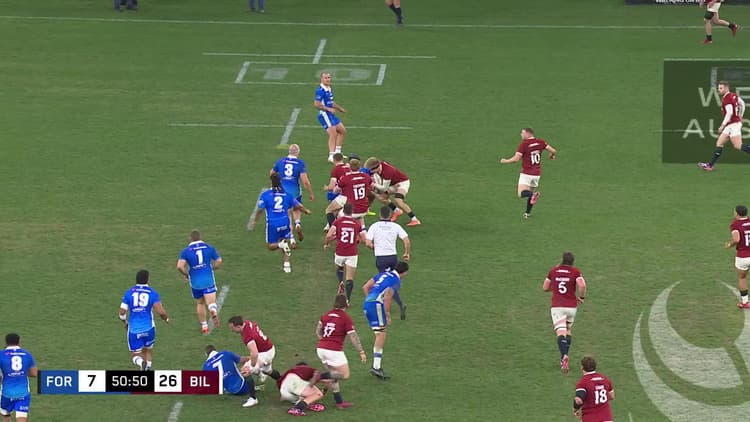 Quick hands from the Lions