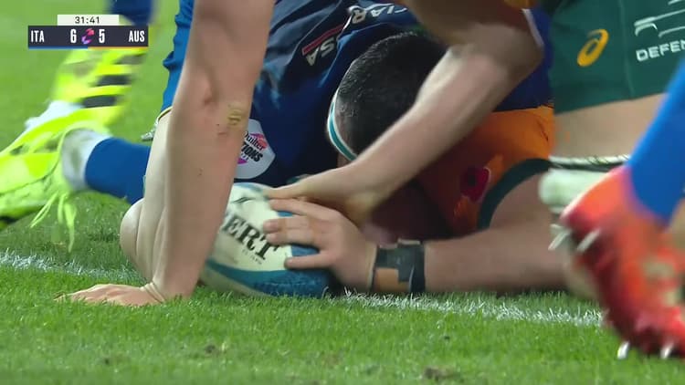 Try | Bell vs Italy 31:38 | Wallabies